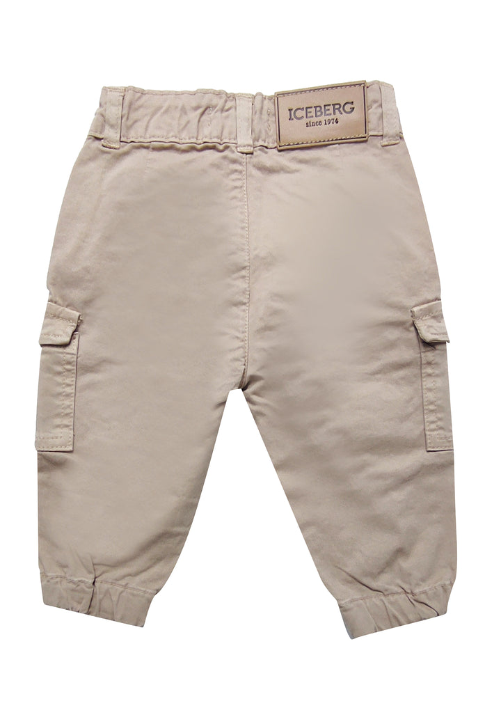 ViaMonte Shop | Iceberg pantalone beige neonato in cotone