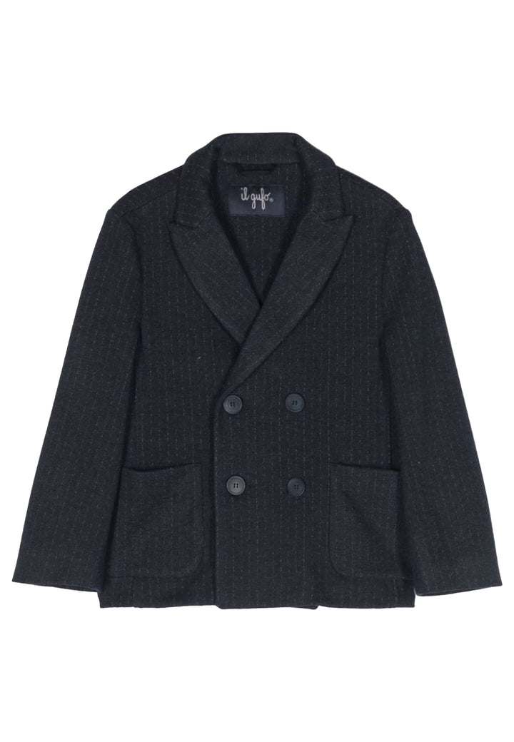 ViaMonte Shop | Il Gufo giacca blu bambino in misto viscosa