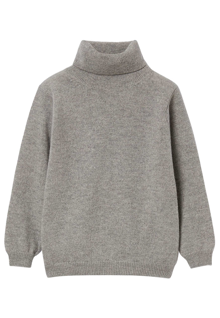 ViaMonte Shop | Il Gufo maglia grigia bambino in pura lana vergine