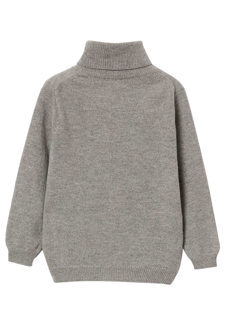 ViaMonte Shop | Il Gufo maglia grigia bambino in pura lana vergine