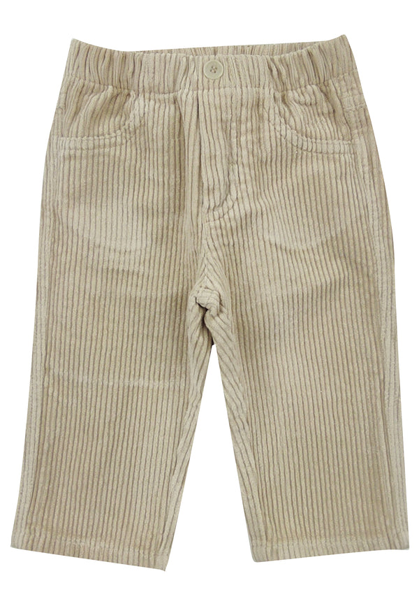 ViaMonte Shop | Il Gufo pantalone beige neonato in cotone