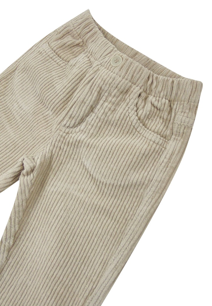 ViaMonte Shop | Il Gufo pantalone beige neonato in cotone