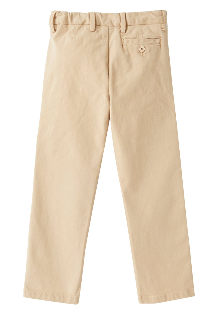 ViaMonte Shop | Il Gufo pantalone beige bambino in cotone