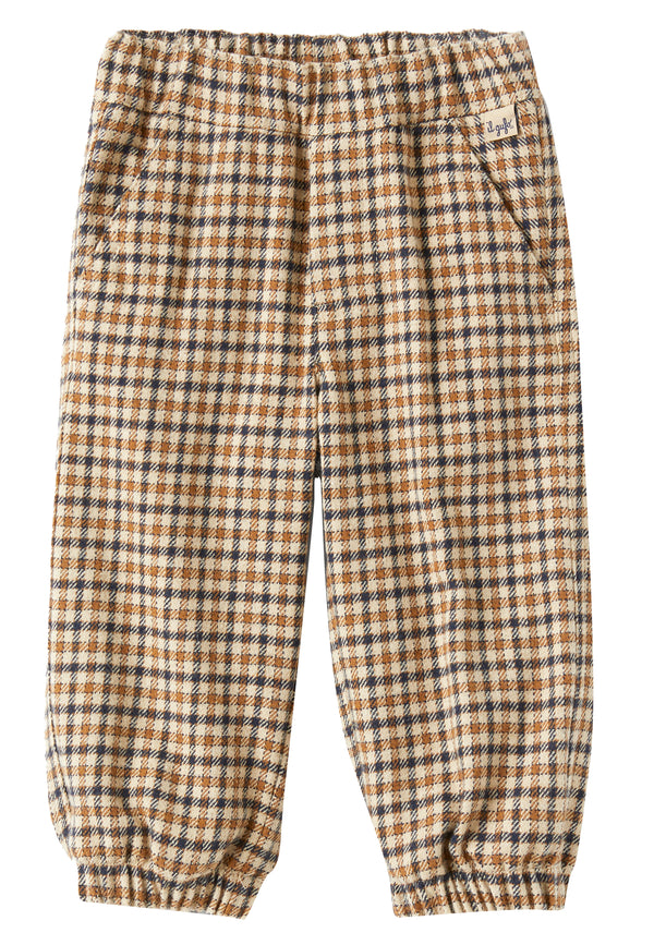 ViaMonte Shop | Il Gufo pantolone marrone neonato in cotone