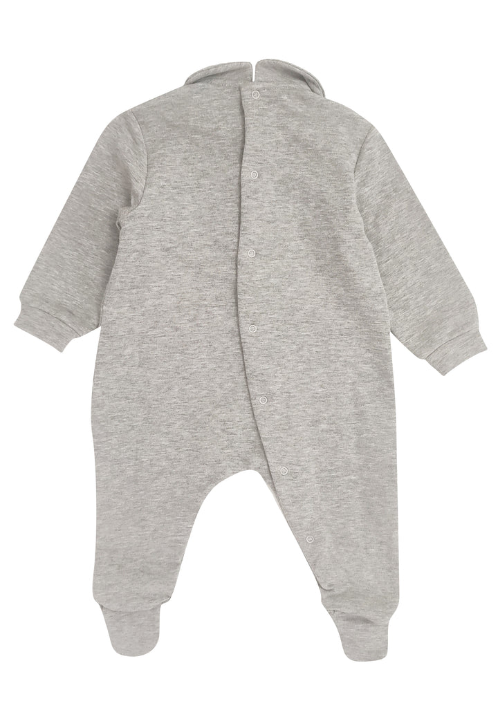 ViaMonte Shop | Il Gufo tutina grigia neonato in cotone