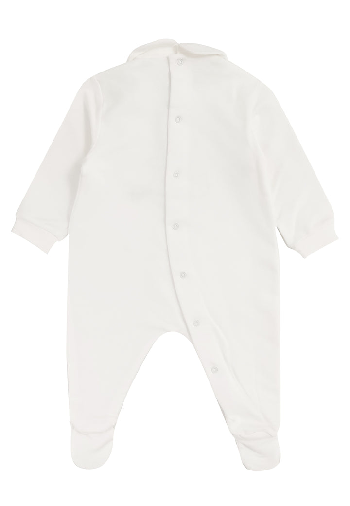 ViaMonte Shop | Il Gufo tutina bianca neonato in cotone
