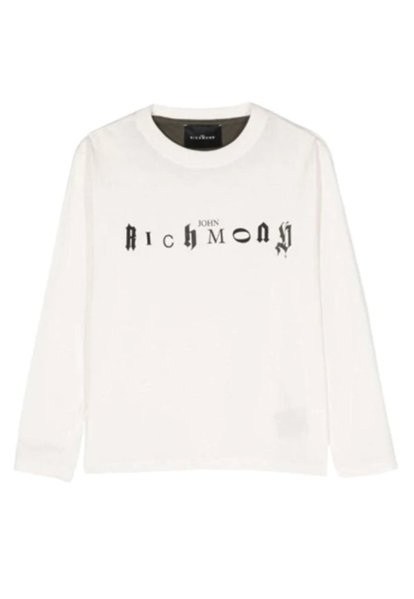 ViaMonte Shop | John Richmond t-shirt bianca bambino in cotone