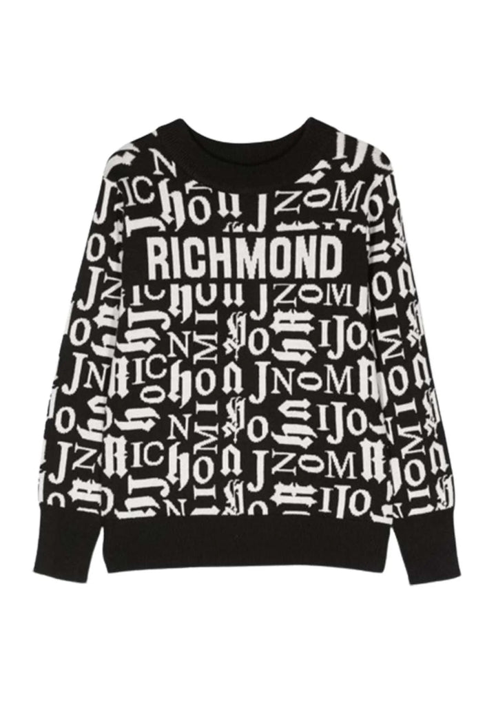 ViaMonte Shop | John Richmond maglia nera bambino in misto cotone