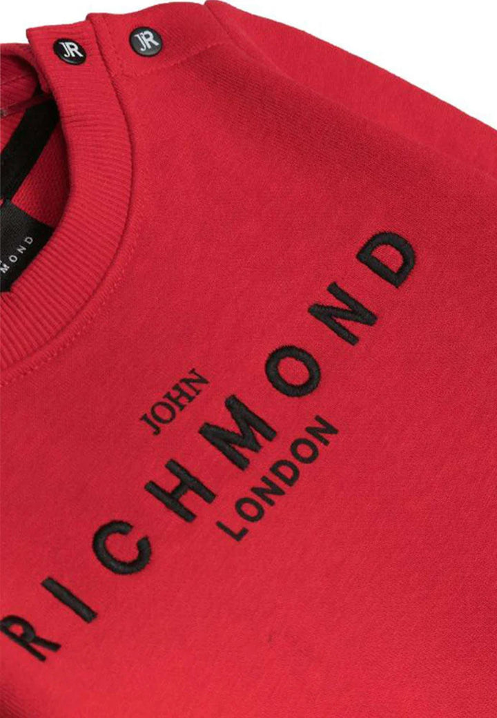 ViaMonte Shop | John Richmond felpa rossa neonato in cotone