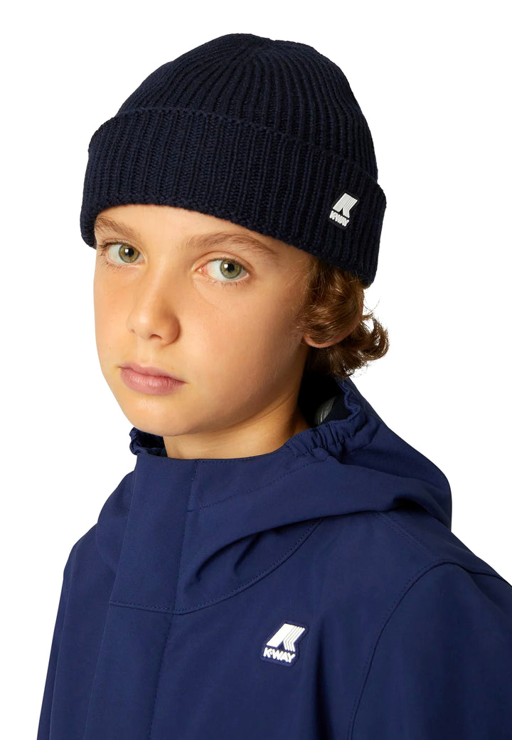 ViaMonte Shop | K-Way cappello P. Brice blu bambino in lana