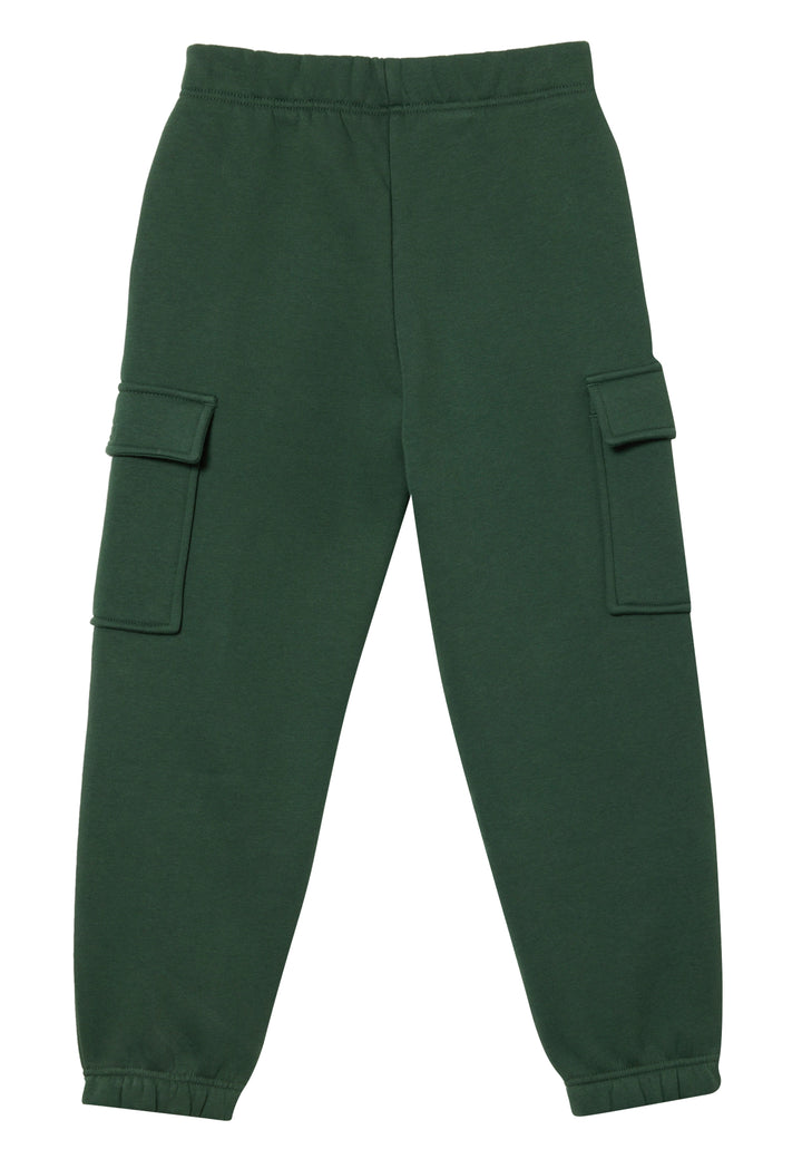 ViaMonte Shop | Lacoste pantalone sportivo verde bambino in felpa di cotone