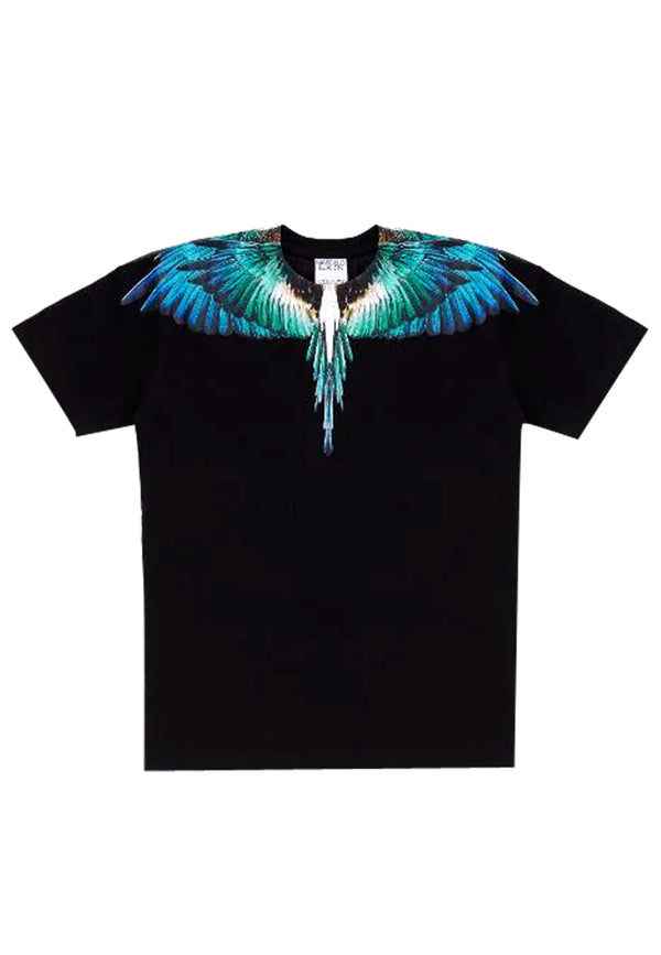 ViaMonte Shop | Marcelo Burlon t-shirt nera bambino in jersey di cotone