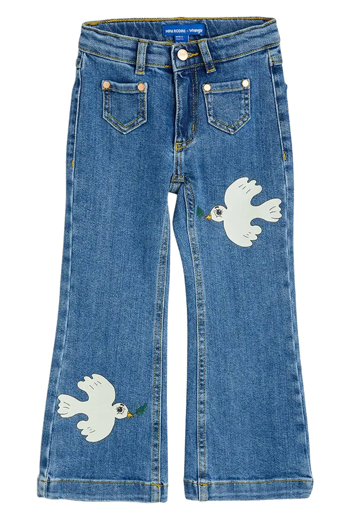 ViaMonte Shop | Mini Rodini jeans blu bambina in denim