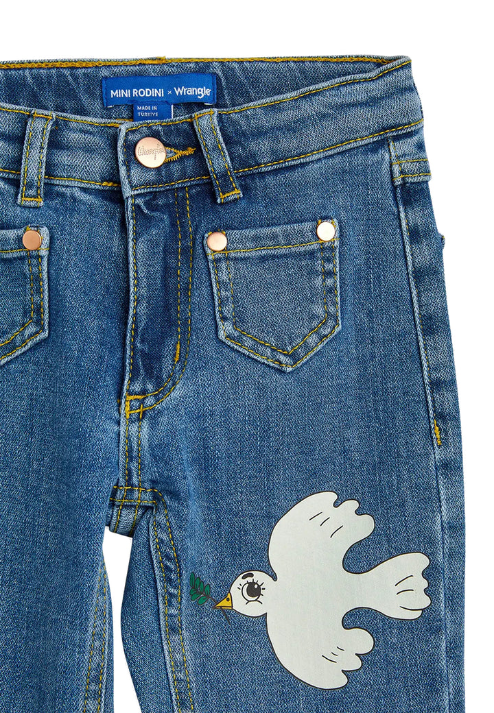 ViaMonte Shop | Mini Rodini jeans blu bambina in denim