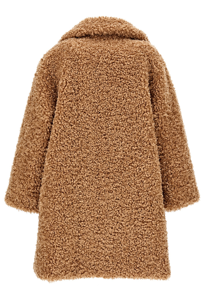 ViaMonte Shop | Monnalisa cappotto peluche marrone bambina
