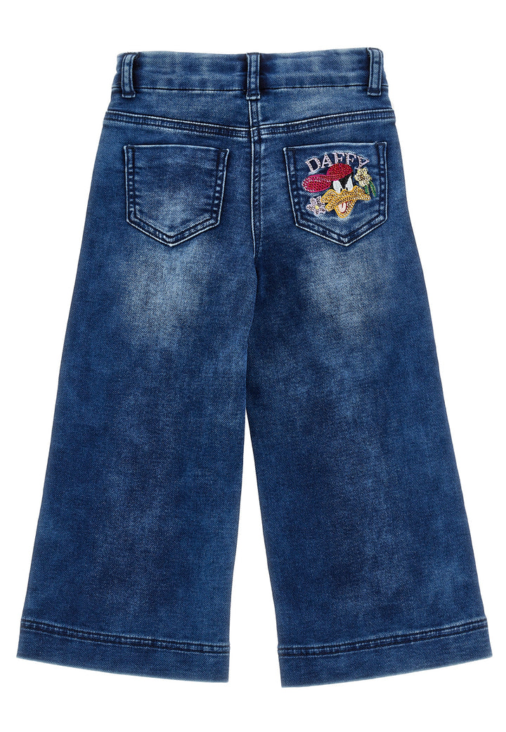 ViaMonte Shop | Monnalisa jeans blu bambina in denim