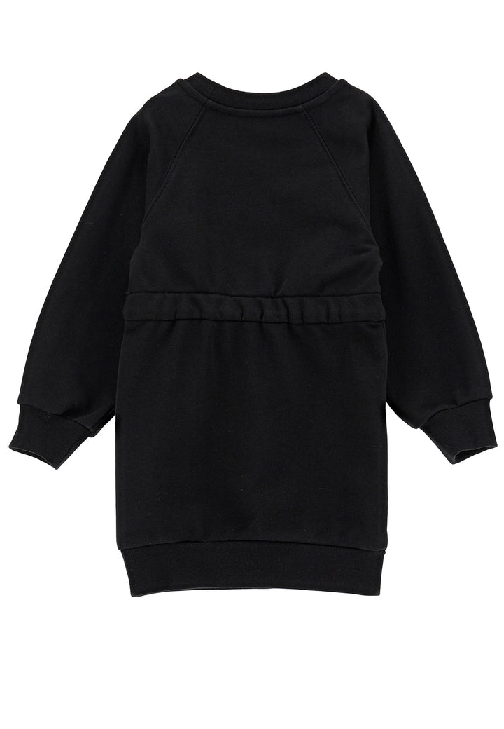 ViaMonte Shop | Monnalisa vestito nero bambina in cotone