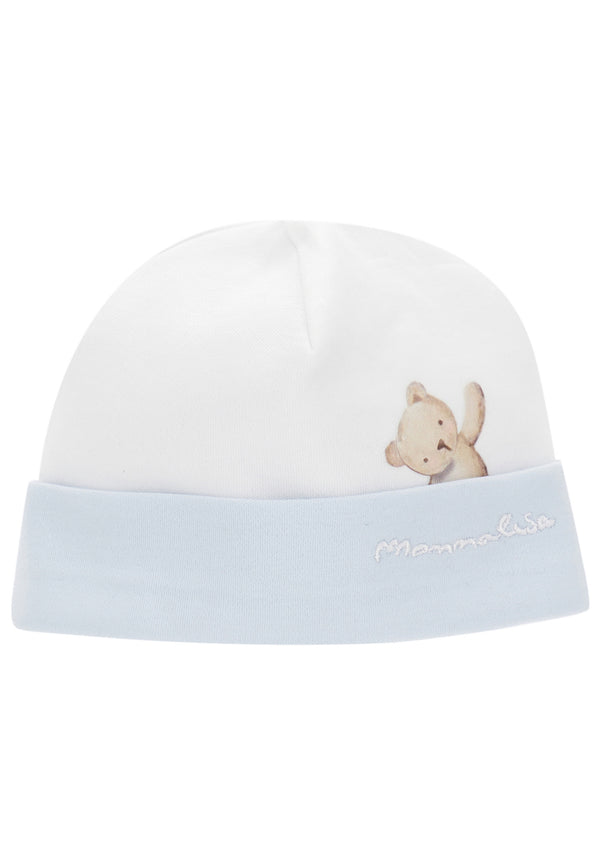 ViaMonte Shop | Monnalisa cappello panna neonato in cotone