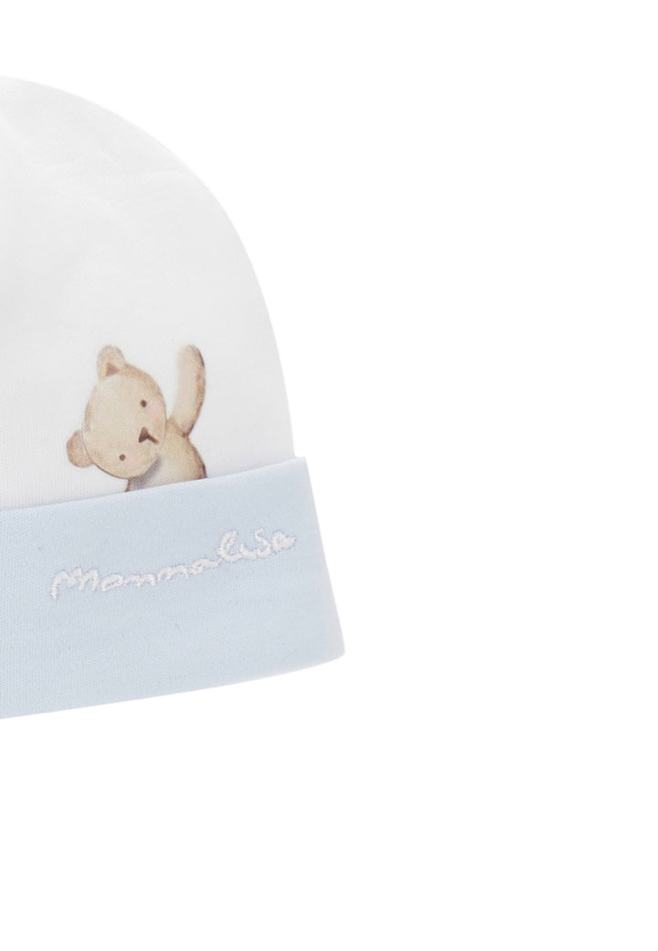 ViaMonte Shop | Monnalisa cappello panna neonato in cotone