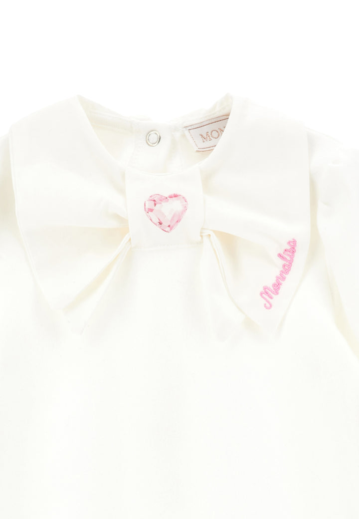 ViaMonte Shop | Monnalisa tutina panna neonata in ciniglia
