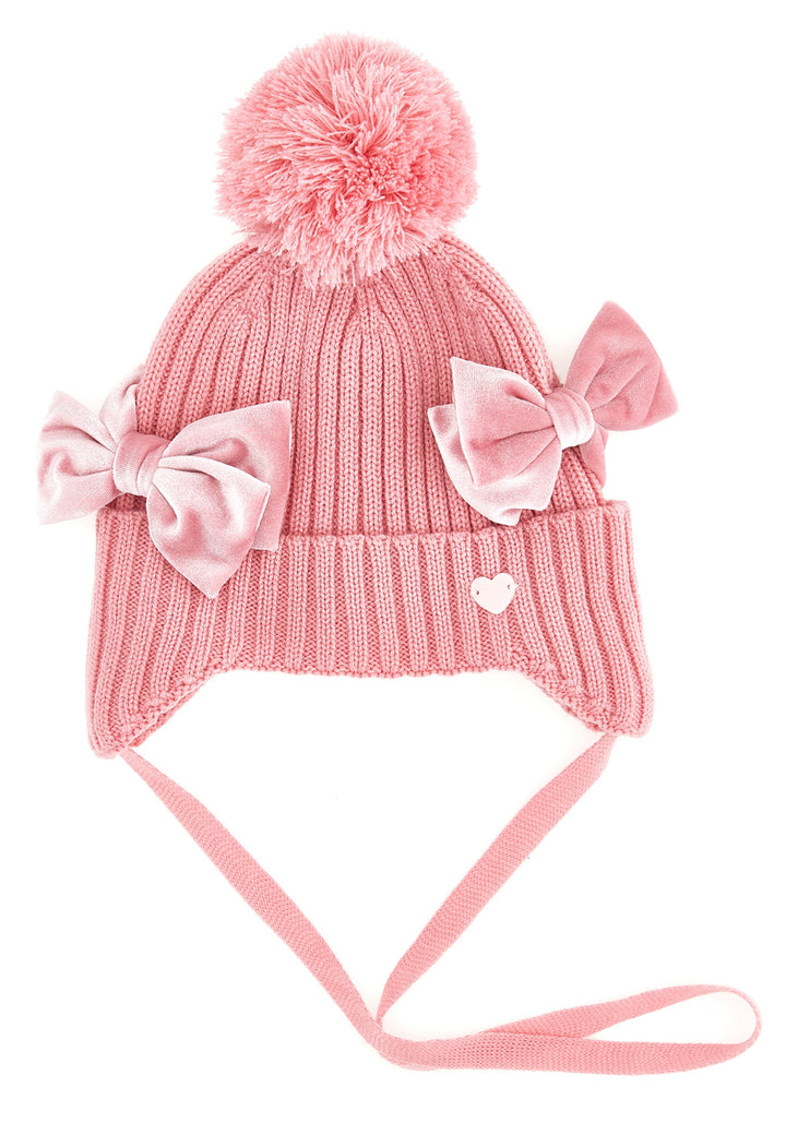 ViaMonte Shop | Monnalisa berretto rosa neonata in misto lana