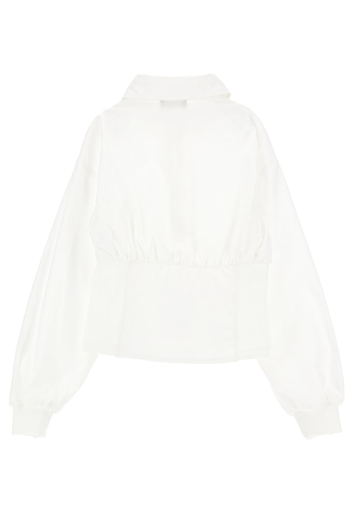 ViaMonte Shop | Monnalisa camicia bianca bambina in cotone