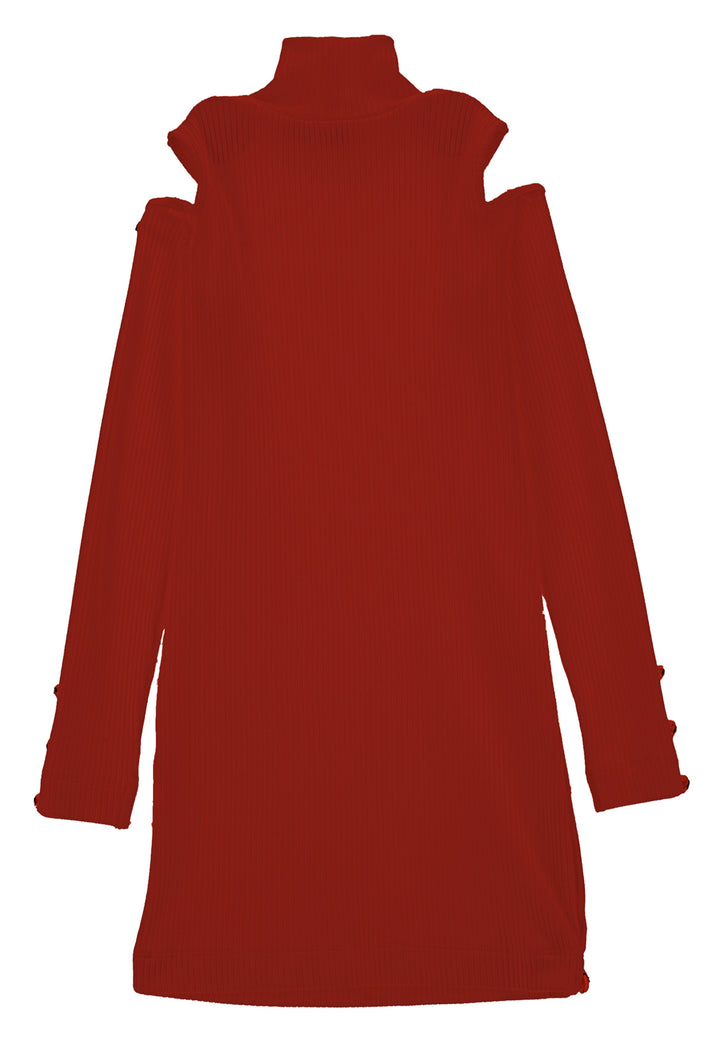 ViaMonte Shop | Monnalisa vestito rosso bambina in viscosa