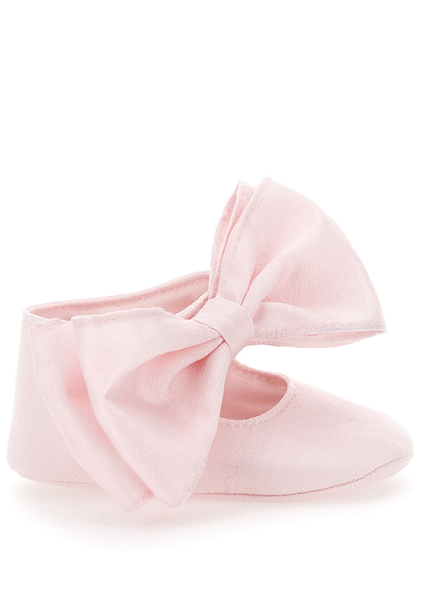 ViaMonte Shop | Monnalisa scarpe rosa neonata in cotone