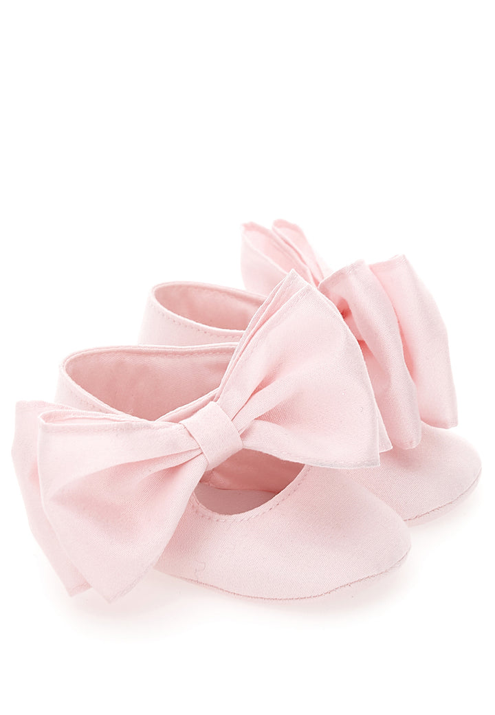 ViaMonte Shop | Monnalisa scarpe rosa neonata in cotone