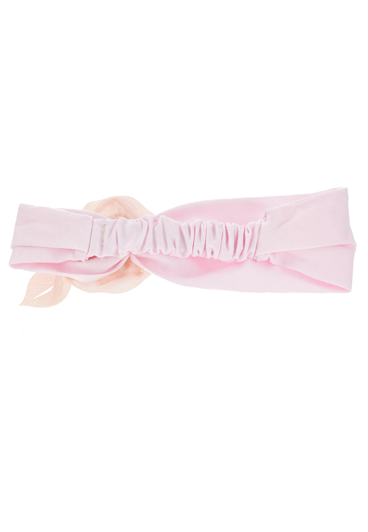 ViaMonte Shop | Monnalisa fascia rosa neonata in jersey di cotone