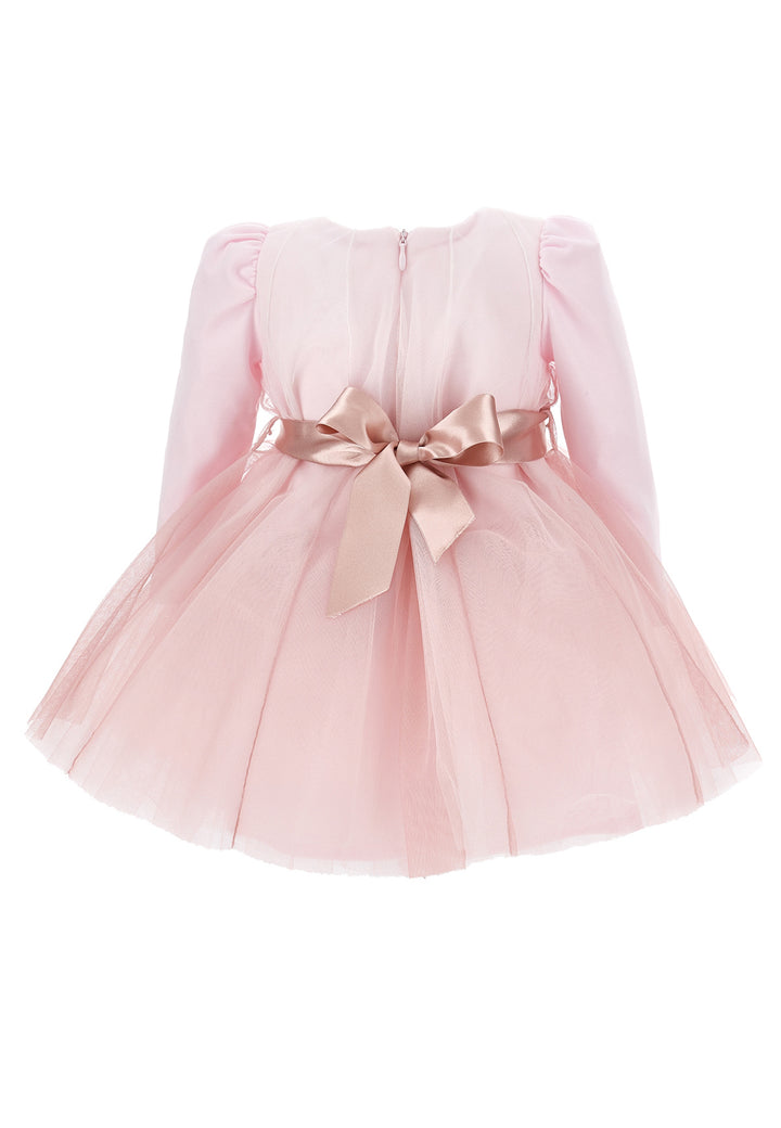 ViaMonte Shop | Monnalisa vestito rosa antico neonata in tulle