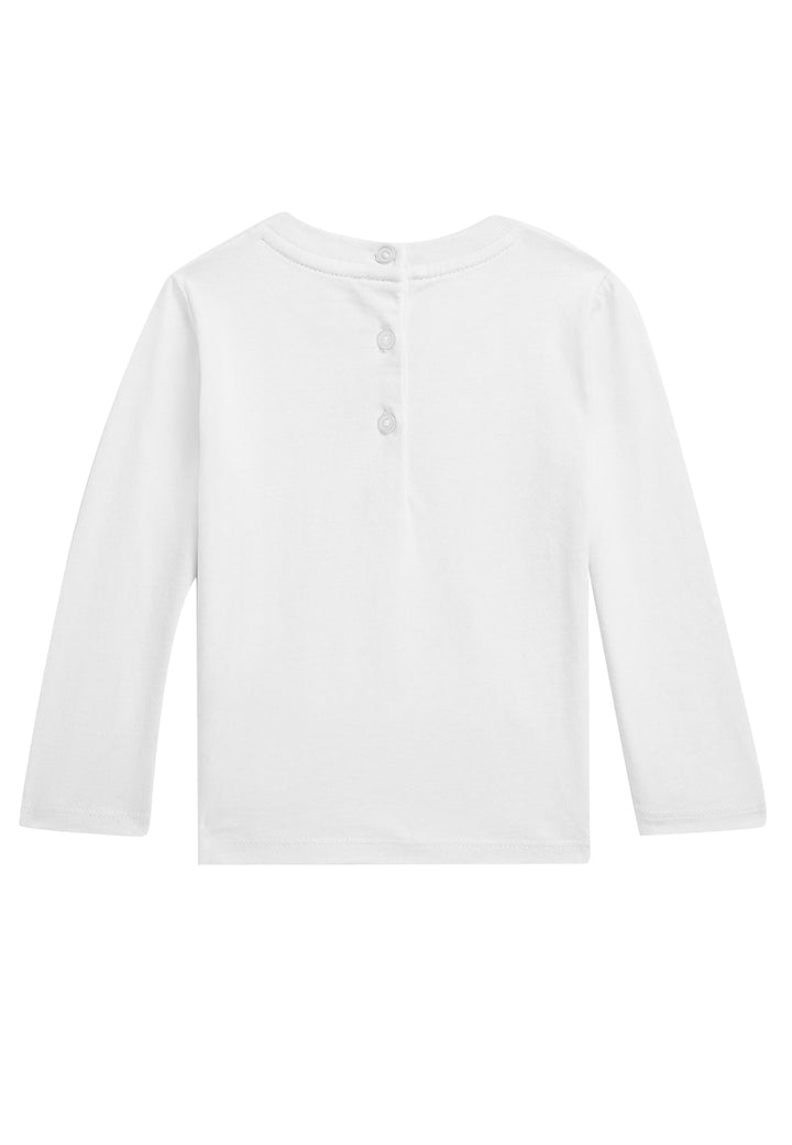 ViaMonte Shop | Ralph Lauren t-shirt bianca neonato in cotone