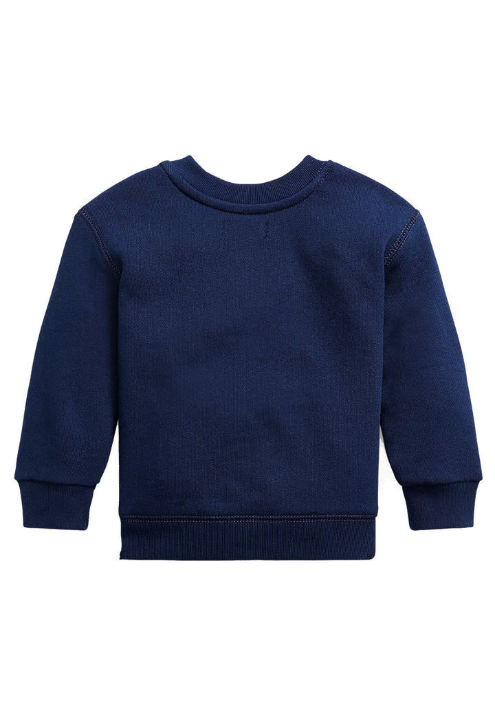 ViaMonte Shop | Ralph Lauren Kids felpa blu neonato in cotone