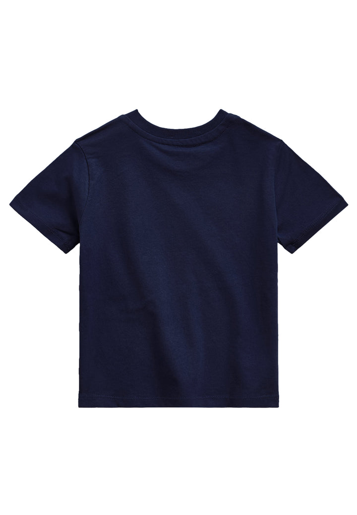 ViaMonte Shop | Ralph Lauren kids t-shirt blu neonato in cotone