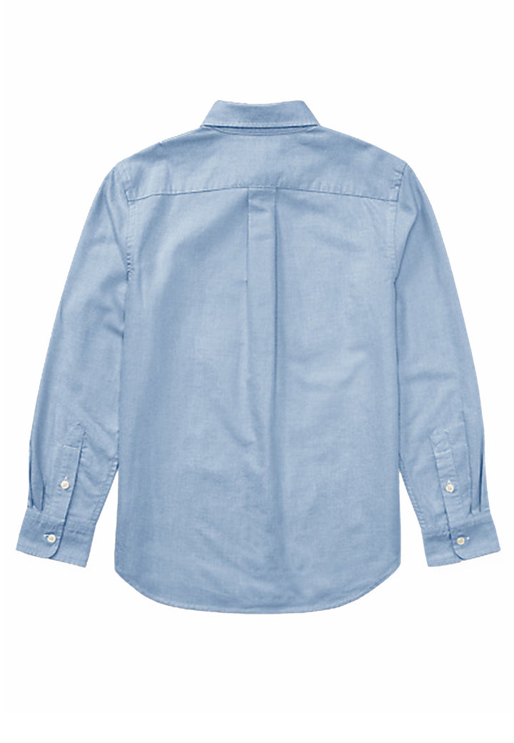 ViaMonte Shop | Ralph Lauren camicia azzurra bambino in cotone