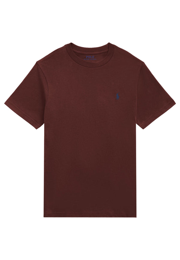 ViaMonte Shop | Ralph Lauren t-shirt bordeaux bambino in cotone