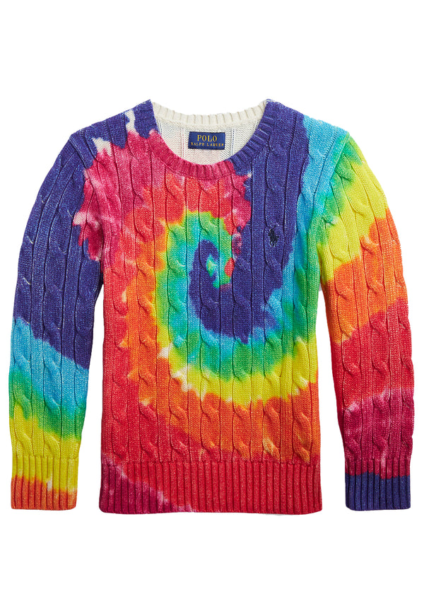 ViaMonte Shop | Ralph Lauren Kids maglia girocollo multicolor bambino in cotone