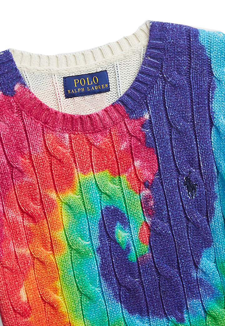 ViaMonte Shop | Ralph Lauren Kids maglia girocollo multicolor bambino in cotone