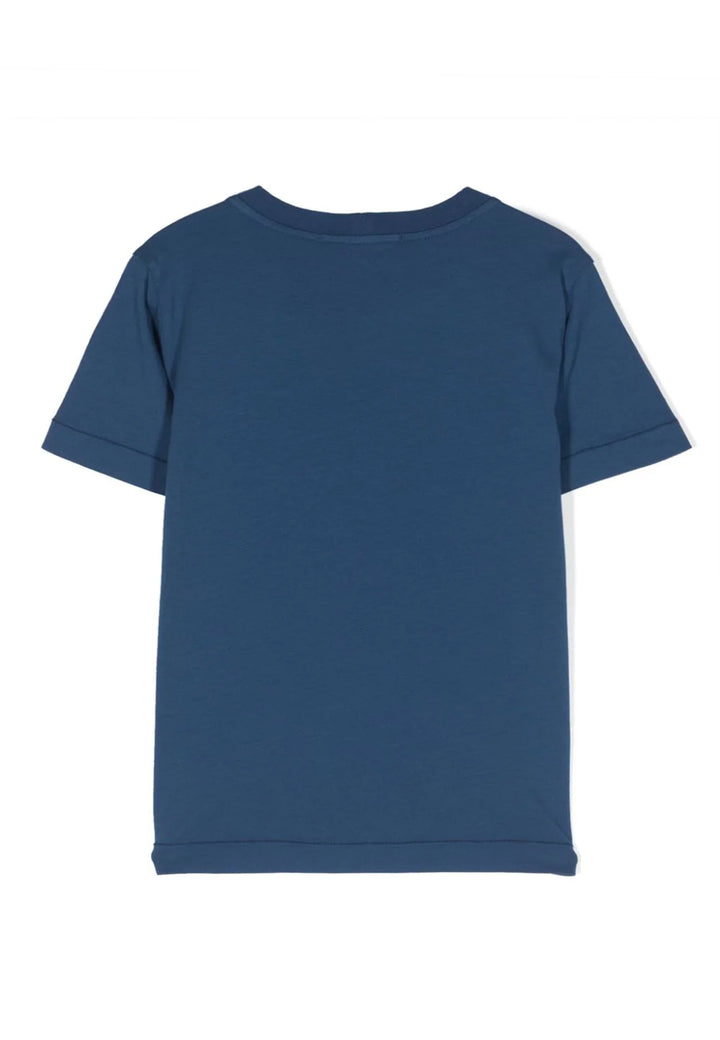 ViaMonte Shop | Stone Island t-shirt bluette bambino in cotone