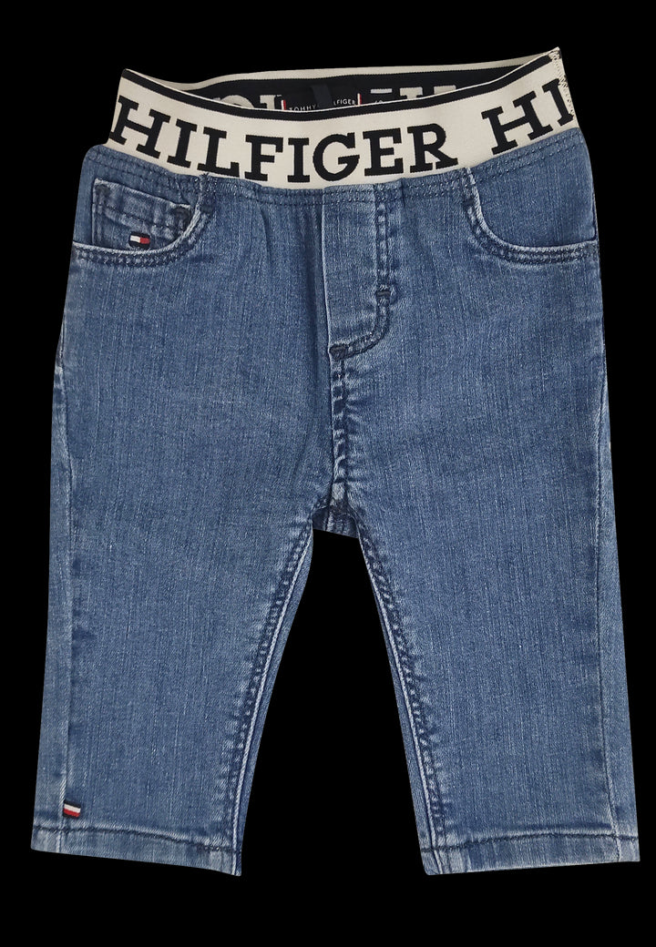 ViaMonte Shop | Tommy Hilfiger jeans blu neonato in denim