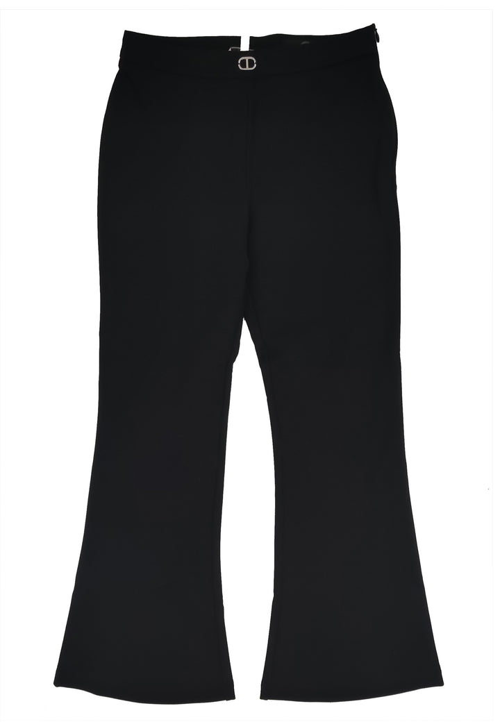 ViaMonte Shop | Twinset pantalone nero bambina in viscosa