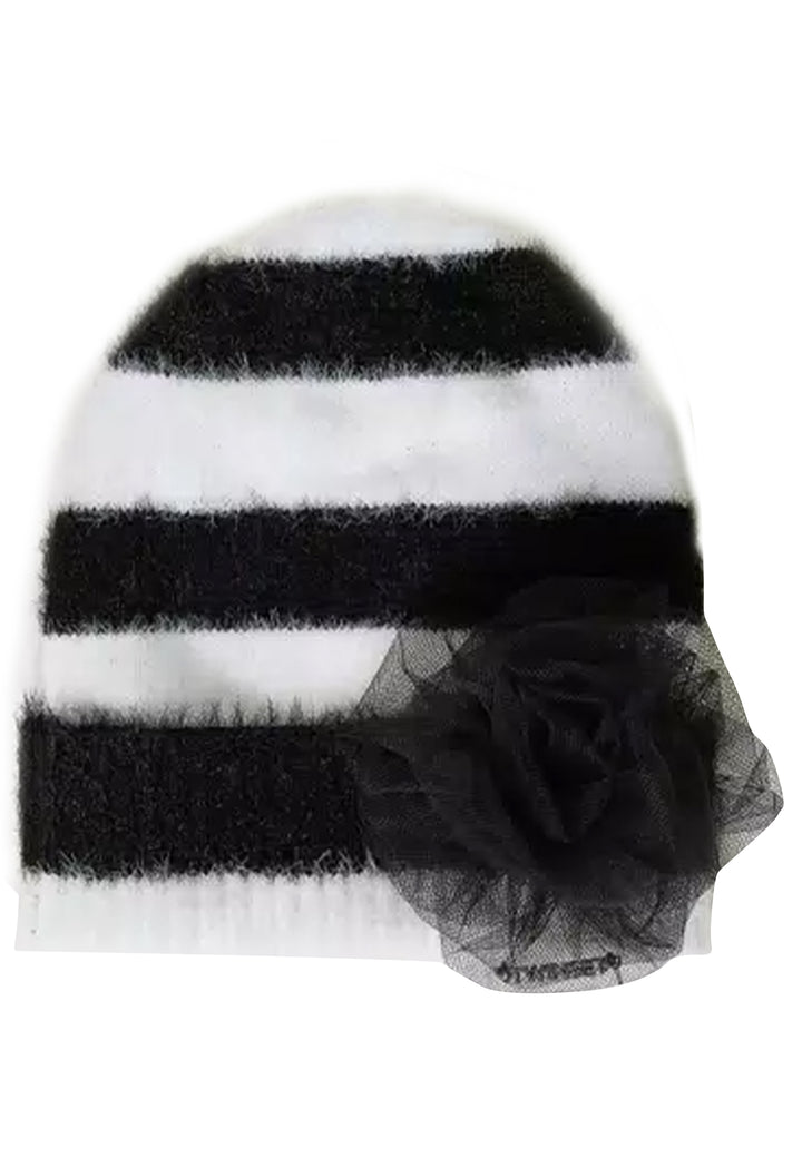 ViaMonte Shop | Twinset cappello bianco/nero bambina
