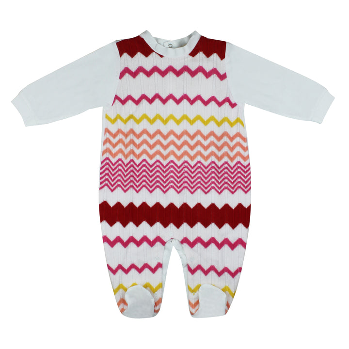 ViaMonte Shop | Set Neonata in jersey di cotone bambina con tutina e cappellino