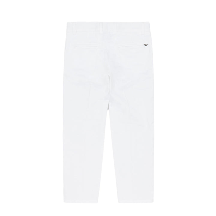 ViaMonte Shop | Pantalone bambino bianco in tweed