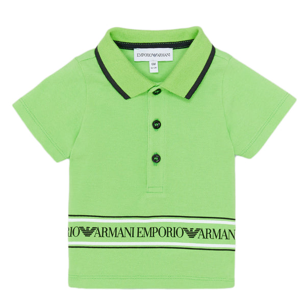 ViaMonte Shop | Polo in piquet di cotone bambino verde