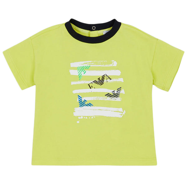 ViaMonte Shop | T-shirt bambino gialla con stampa