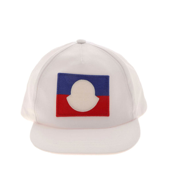 ViaMonte Shop | Cappello bambino in cotone bianco maxi logo