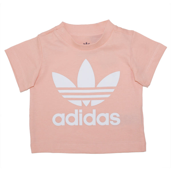 ViaMonte Shop | Adidas t-shirt baby girl rosa in cotone