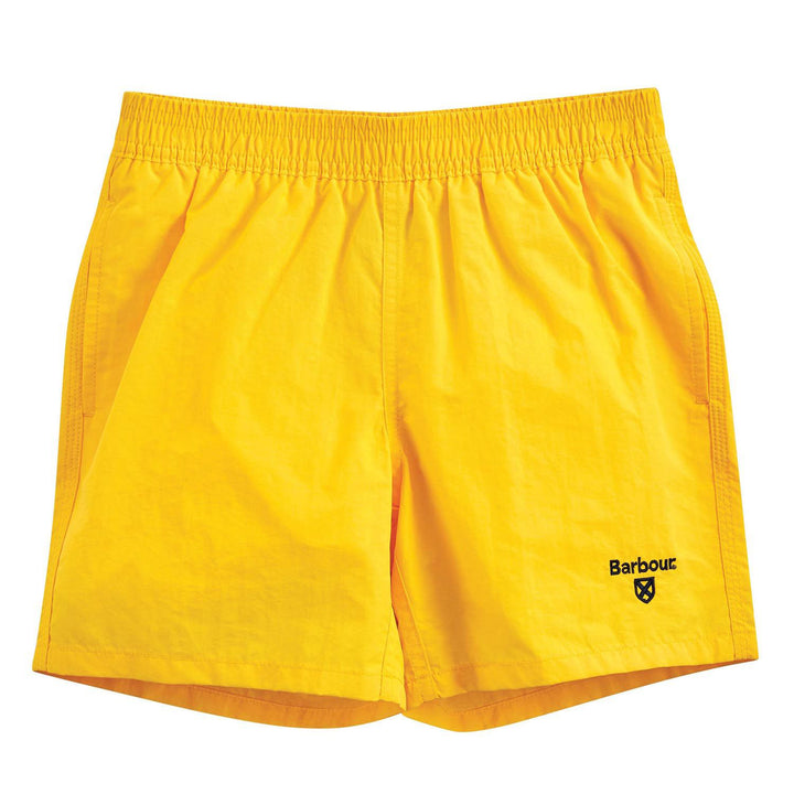 ViaMonte Shop | Barbour bambino shorts mare giallo in nylon