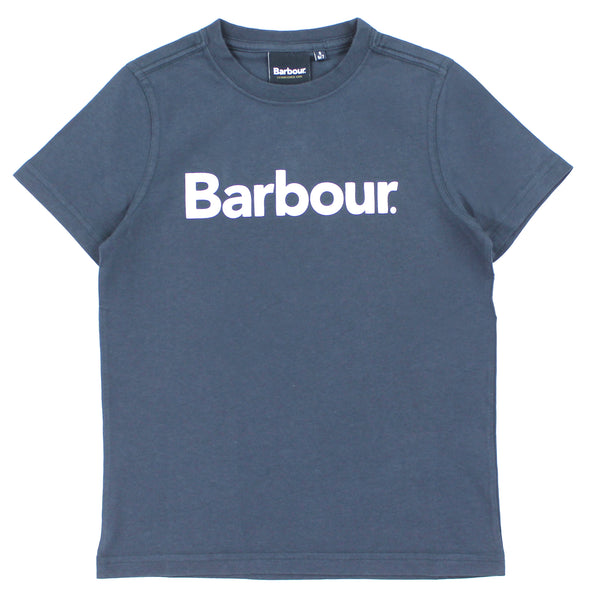 ViaMonte Shop | Barbour bambino t-shirt navy in jersey di cotone